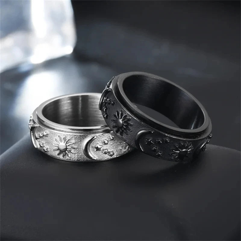 Celestial Serenity Ring Black