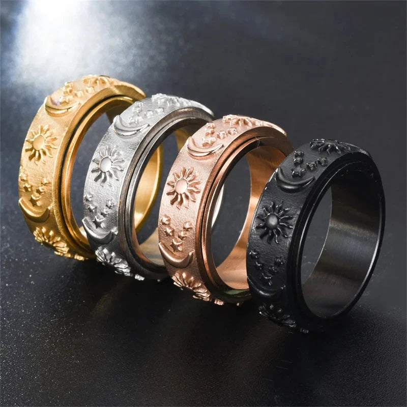 Celestial Serenity Ring Black