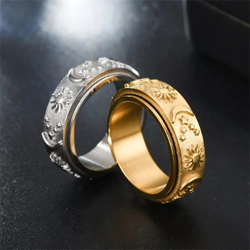 Celestial Serenity Ring Black